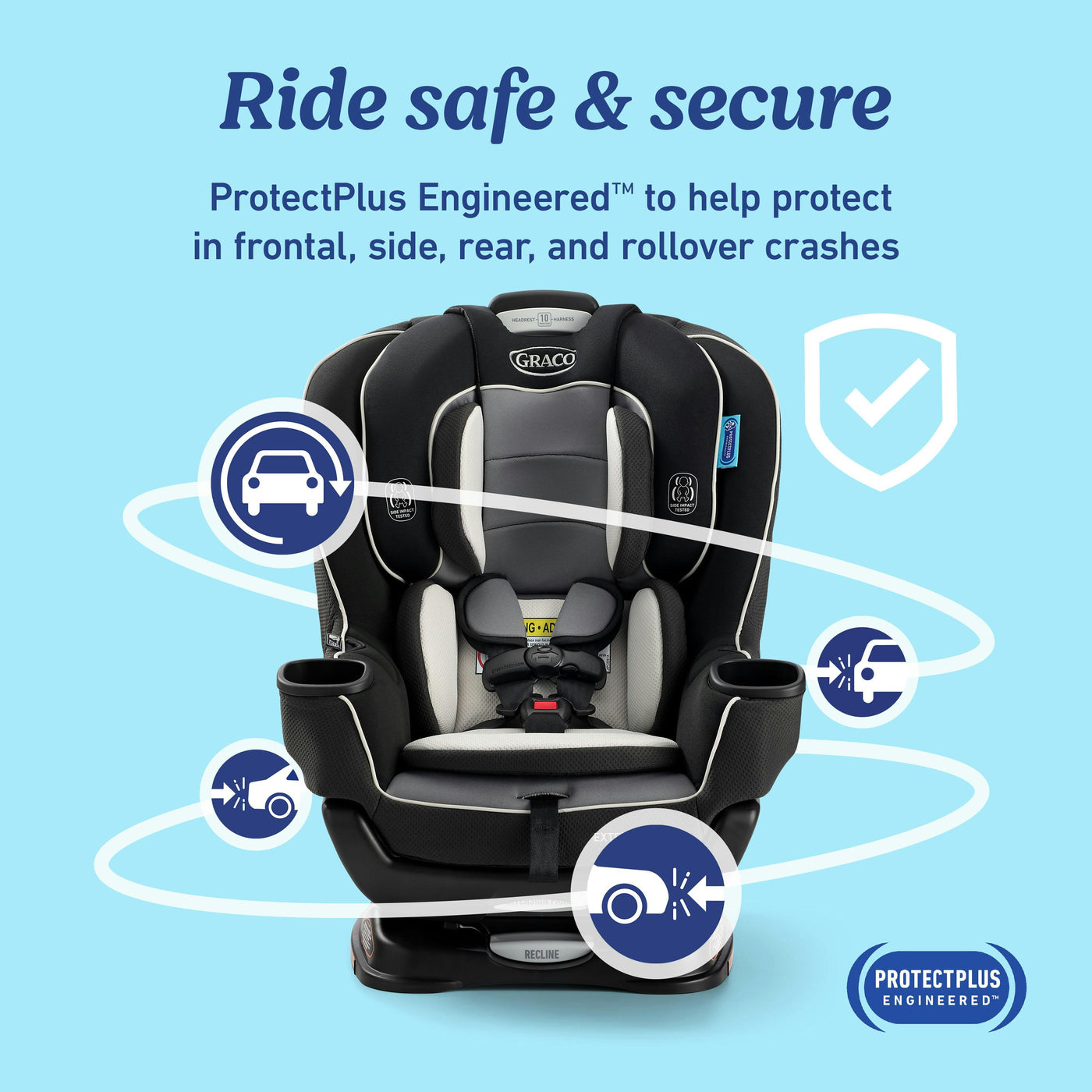 Extend2Fit® Convertible Car Seat