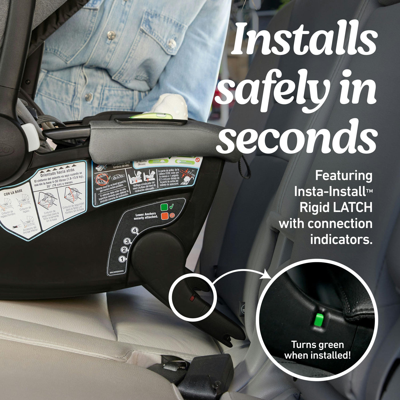 GoMax™ Infant Car Seat ft. Insta-Install™ Rigid LATCH