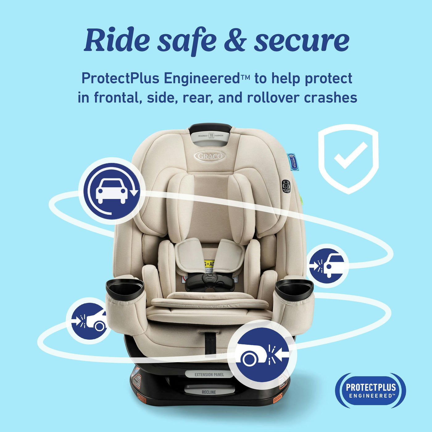 4Ever® Extend2Fit® 4-in-1 Car Seat