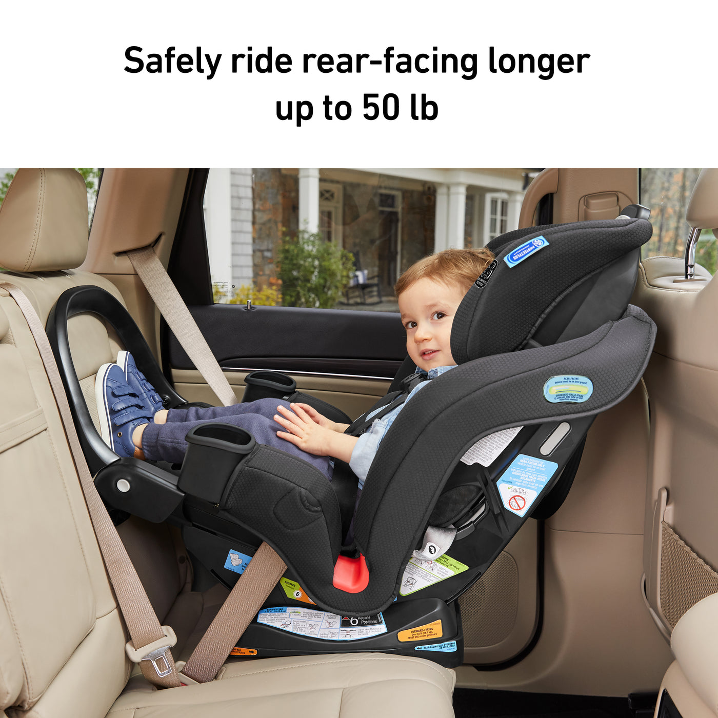 Extend2Fit® 3-in-1 Car Seat featuring Anti-Rebound Bar