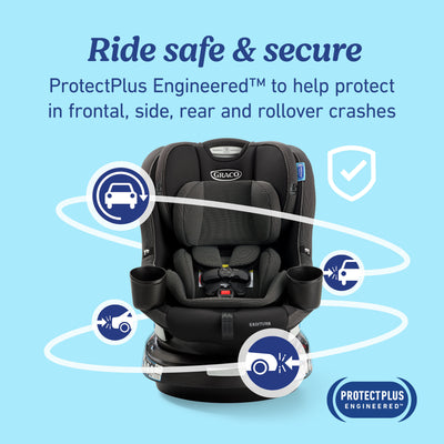 EasyTurn™ 360 2-in-1 Rotating Convertible Car Seat