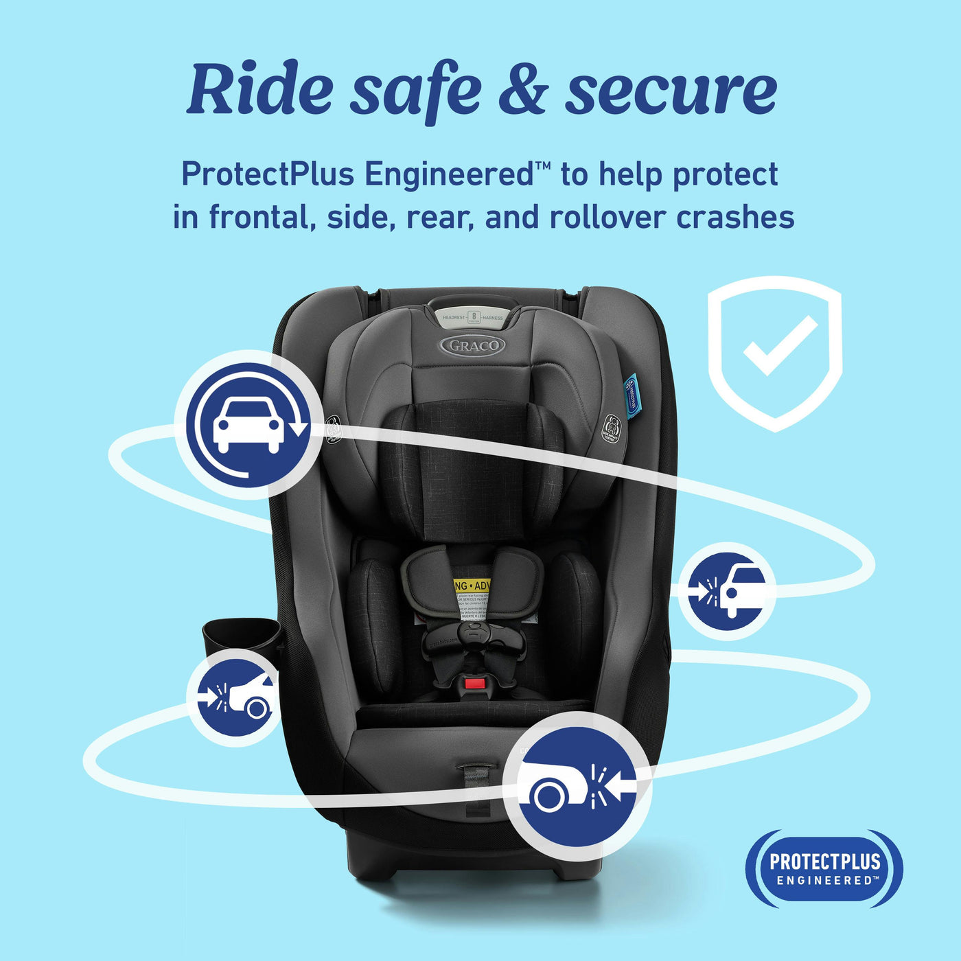 Contender™ Slim Convertible Car Seat