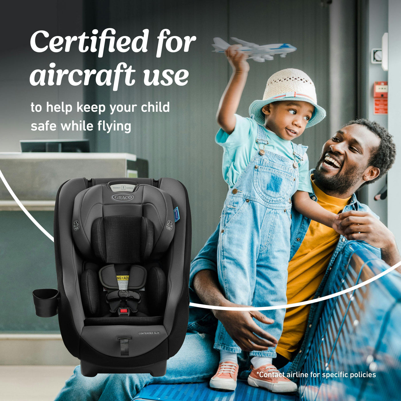 Contender™ Slim Convertible Car Seat