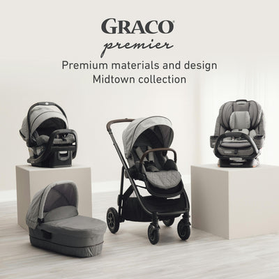 Graco® Premier 4Ever® DLX Extend2Fit® SnugLock® 4-in-1 Car Seat featuring Anti-Rebound Bar, Midtown™ Collection