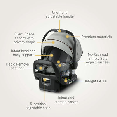 Graco Premier™ SnugRide® SnugFit™ XT Infant Car Seat, Midtown™ Collection