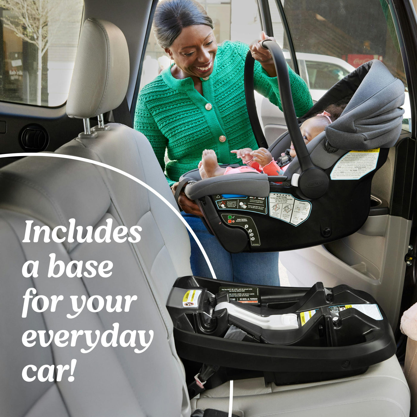 GoMax™ Infant Car Seat ft. Insta-Install™ Rigid LATCH